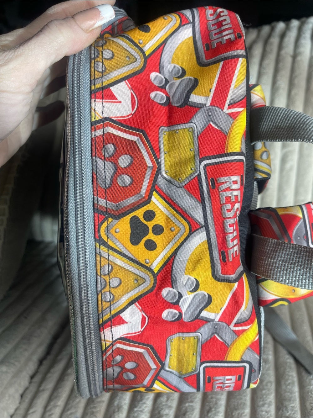 Paw Patrol Kids Backpack with Red Blue Yellow Accents - Picture 8 of 9